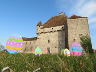 Chasse aux oeufs au château