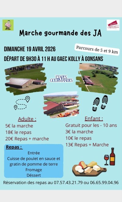 Marche gourmande des Jeunes Agriculteurs