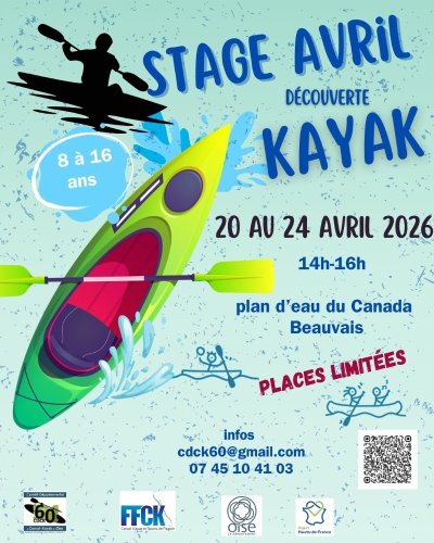Stage découverte kayak avril