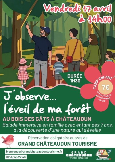 Balade famille - J'observe l'éveil de ma forêt