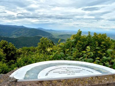 Randonnée guidée au Galtz, vue à 360°