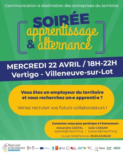 Soirée de l'apprentissage et de l'alternance