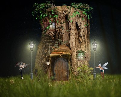 Atelier créatif "les maisons de fées"