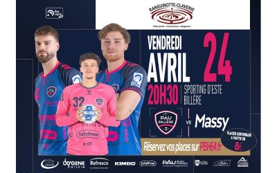 Handball:  Pau Billère Handball Vs Pontault
