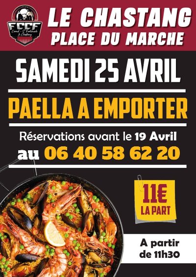 Paella à emporter