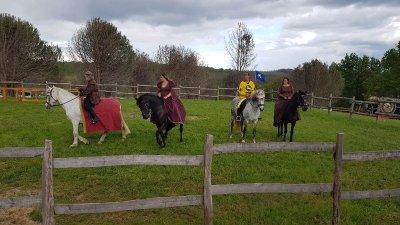 Châteaux en Fête - Spectacle Equestre au château de Saint-Aulaye