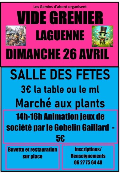 Vide grenier et Foire aux plans