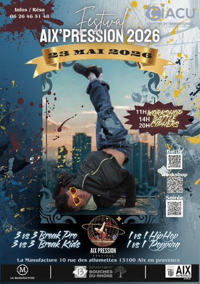 Festival Aix'pression urbaine 2026
