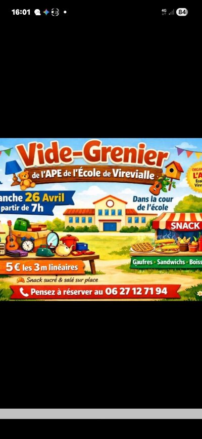 Vide grenier Virevialle