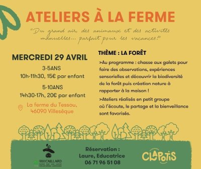 Ateliers à la ferme