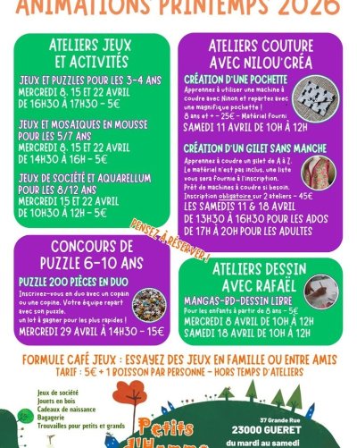 Concours de puzzle pour les 6-10 ans