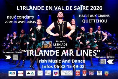 L'Irlande en Val de Saire : Concert Leen Ade Solo / Irlande Air Lines