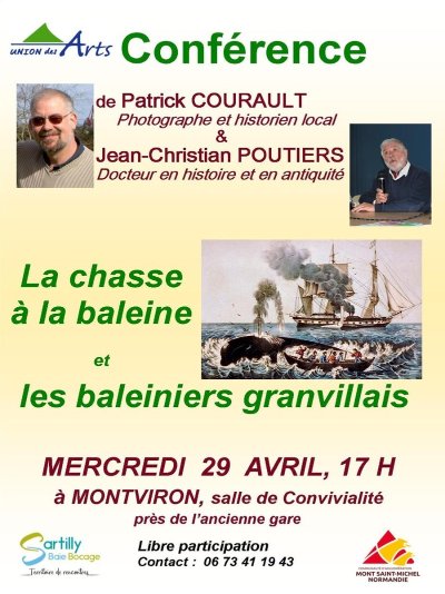 Conférence "La chasse à la baleine et les baleiniers granvillais"
