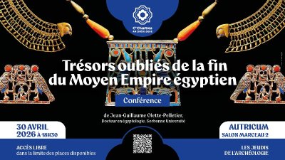 Jeudis de l'archéologie – Trésors oubliés de la fin du Moyen Empire égyptien : du Labyrinthe d’Hawara aux parures pharaoniques de Dahshur