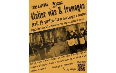 Atelier dégustation vin et fromage