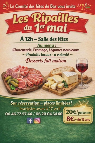 Les ripailles du 1er Mai