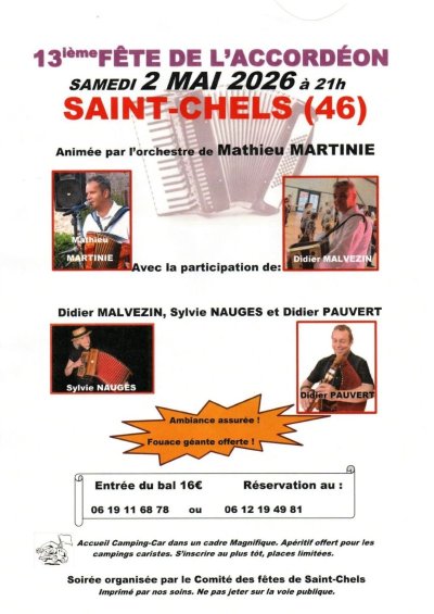 Fête de l'Accordéon à Saint-Chels
