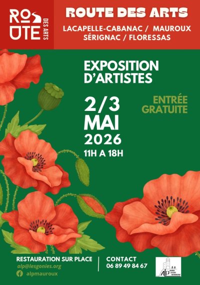 Route des Arts à Mauroux