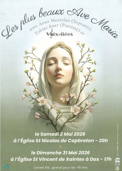 Concert Voix-Liées - Les plus beaux Ave Maria