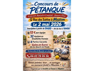 Concours de pétanque