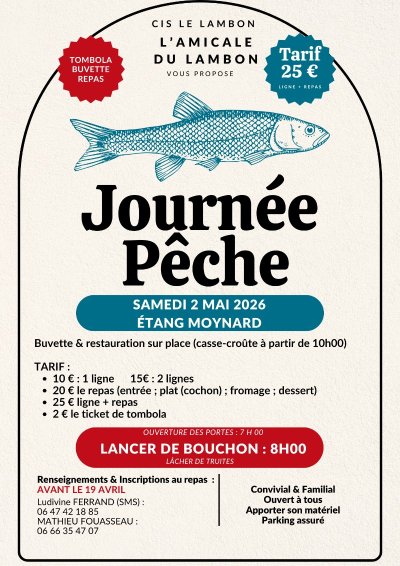 Journée Pêche de l'Amicale - Le Lambon
