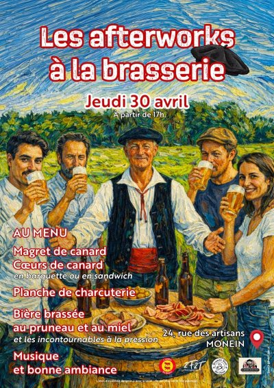 Afterworks à la brasserie