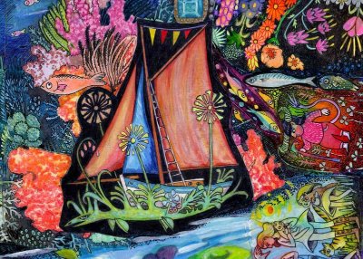 Intégrations/Collages de Charlotte Sjöstrand