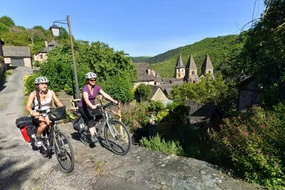 Boucle à vélo autour de Conques et la Vallée du Lot