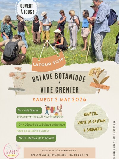 BALADE BOTANIQUE ET VIDE GRENIER