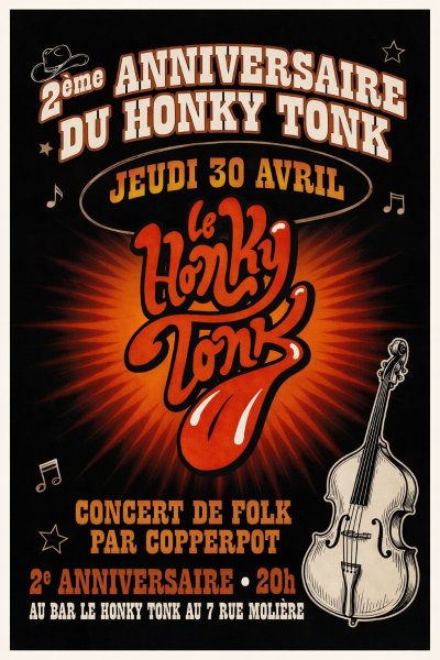 Anniversaire du Honky tonk