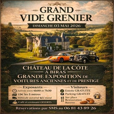 Grand vide-grenier et exposition de voitures anciennes et de prestige
