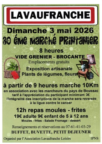 30ème marché printanier