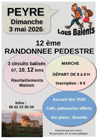 Randonnée pédestre à Peyre