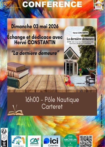 Conférence et dédicace : Hervé CONSTANTIN