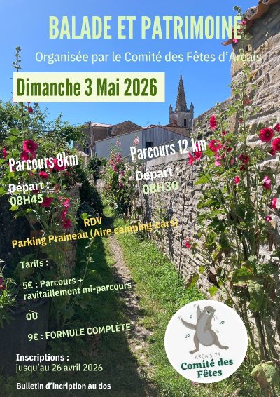 Balade et patrimoine à Arçais