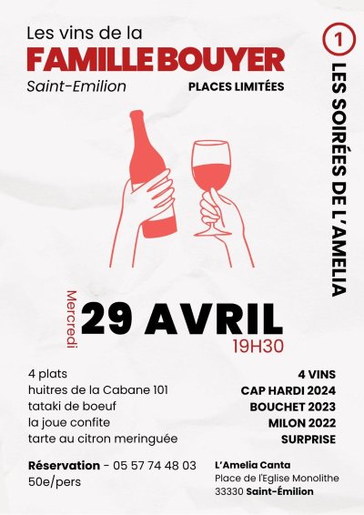 Les soirées de l'Amelia Canta