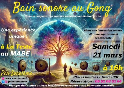 Bain sonore au Gong