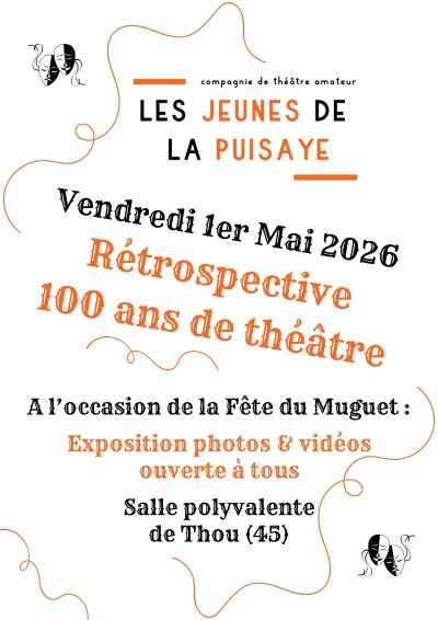 Exposition de photos et vidéos - Les 100 ans de théâtre des Jeunes de la Puisaye