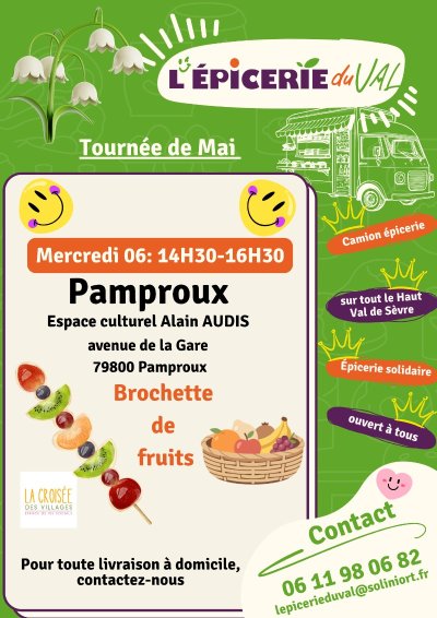 Tournée de l'Epicerie du Val à Pamproux