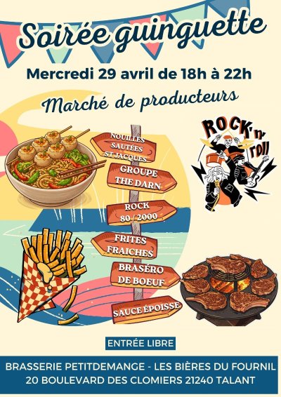 Marché de producteurs et soirée guinguette