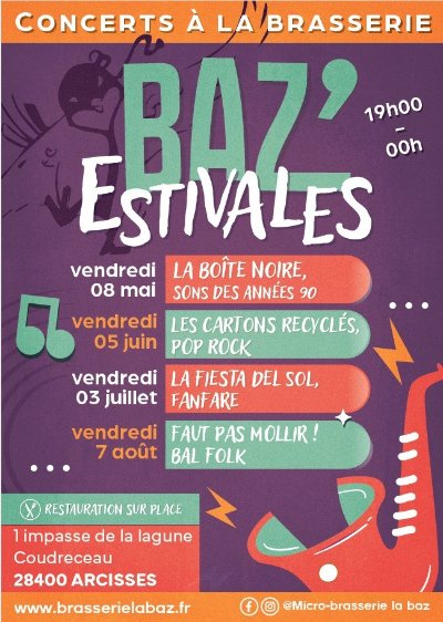 BAZ'ESTIVALES #4 - Concerts & dégustation