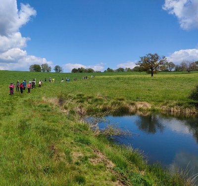 Randonnée solidaire à Saint-Mathurin-Léobazel