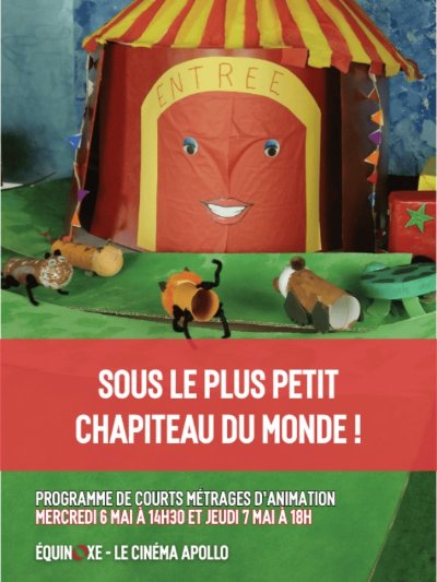 Sous le plus petit chapiteau du monde