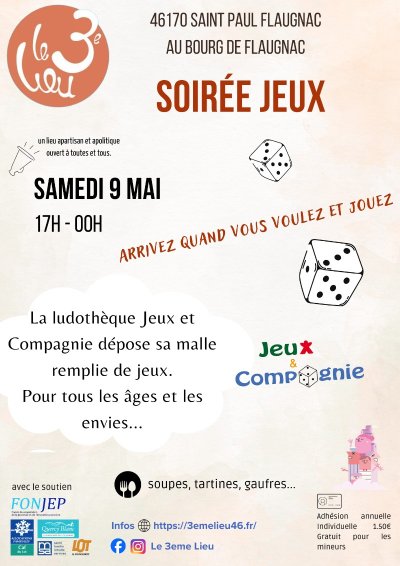 Après-midi et soirée jeux de société