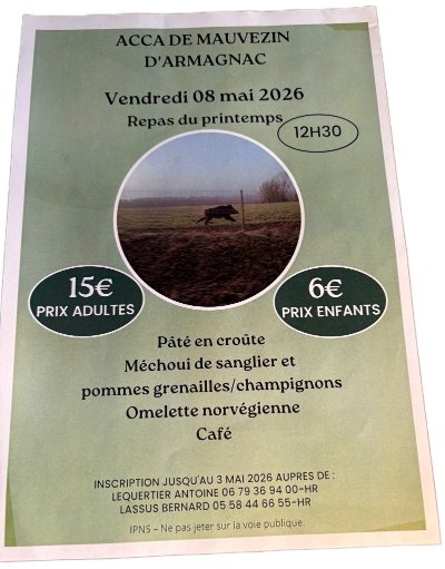 Repas du Printemps