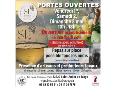 Portes ouvertes du vignoble Sébastien LAFFITE