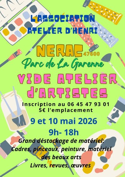 Vide atelier d'artistes