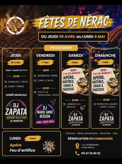 Fêtes de Nérac au Comptoir du château