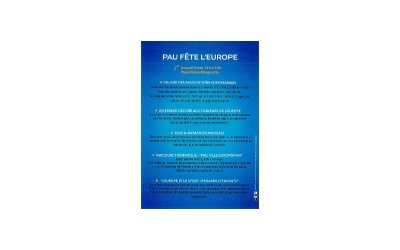 Pau fête l'Europe