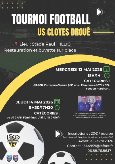 Tournoi de Foot